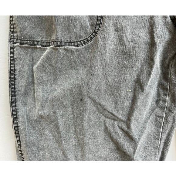 Vintage 80s Weekender Casual Gray Loose Pants Travel Elastic Drawstring Waist - Picture 14 of 14